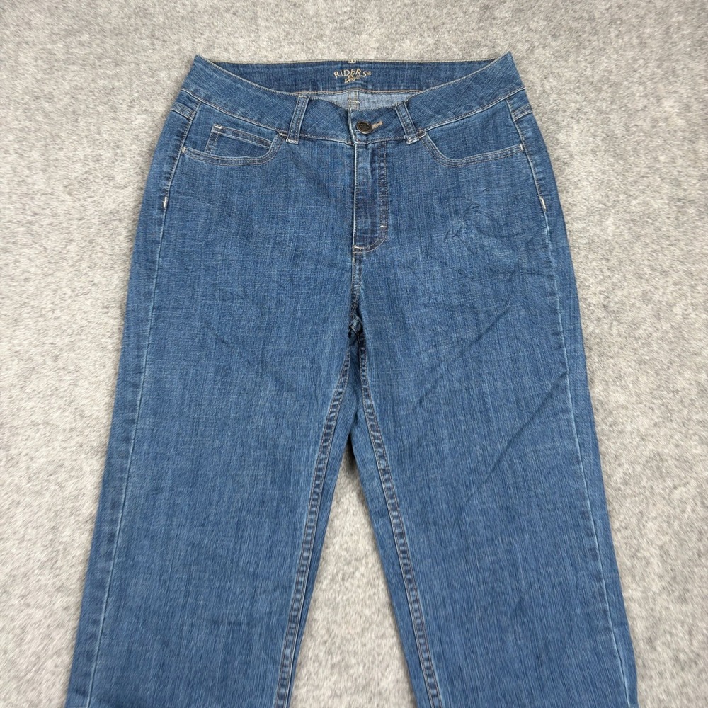 Riders by Lee Denim Capris Womens 10M Blue‎ Jeans Cuffed Casual Summer 13142E6 - Picture 3 of 13